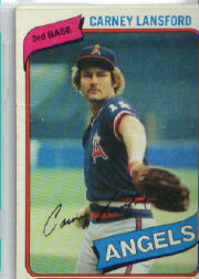 1980 Topps 337 Carney Lansford